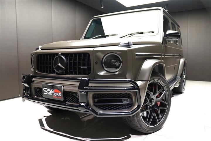 AMG Gクラス 2022年モデル G63 AMG世田谷Special order 本国カラー マグノダークオリーブグリーン×レッド/ブラックツートンシート  カーボンインテリア カーボンコンビステアリング 22インチAW バンパーガード