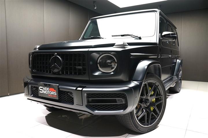 AMG Gクラス 2019年モデル G63 Edition Matt Black 限定車 LHD ナイトPKG マットブラック ×黒革シート 22インチAW  シートヒーター/ベンチレーション付