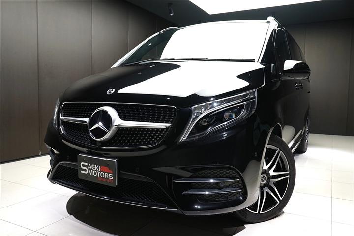 メルセデスベンツ Vクラス 2022年ﾓﾃﾞﾙ V220d RHD ｴｸｼｸﾙｰｼﾌﾞ ﾛﾝｸﾞﾌﾟﾗﾁﾅｽｽｲｰﾄ 18ｲﾝﾁAW ｵﾌﾞｼﾃﾞｨｱﾝﾌﾞﾗｯｸ