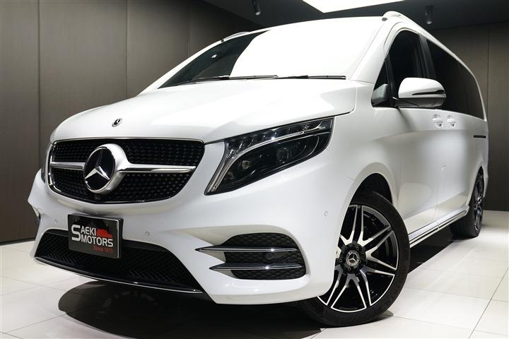 メルセデスベンツ Vクラス 2024年ﾓﾃﾞﾙ V220d RHDｴｸｽｸﾙｰｼﾌﾞLﾌﾟﾗﾁﾅｽｲｰﾄ 18ｲﾝﾁAW ﾛｯｸｸﾘｽﾀﾙﾎﾜｲﾄ