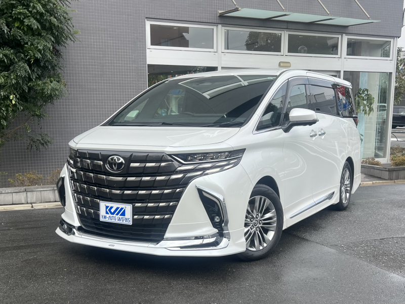 トヨタ アルファード 2.5Z 後席モニター  モデリスタエアロ TOYOTAチームメイト ユニバーサルステップ ツインムーンルーフ　フリップダウンモニター  IGLAセキュリティー付(ｵｰｻｰｱﾗｰﾑ)