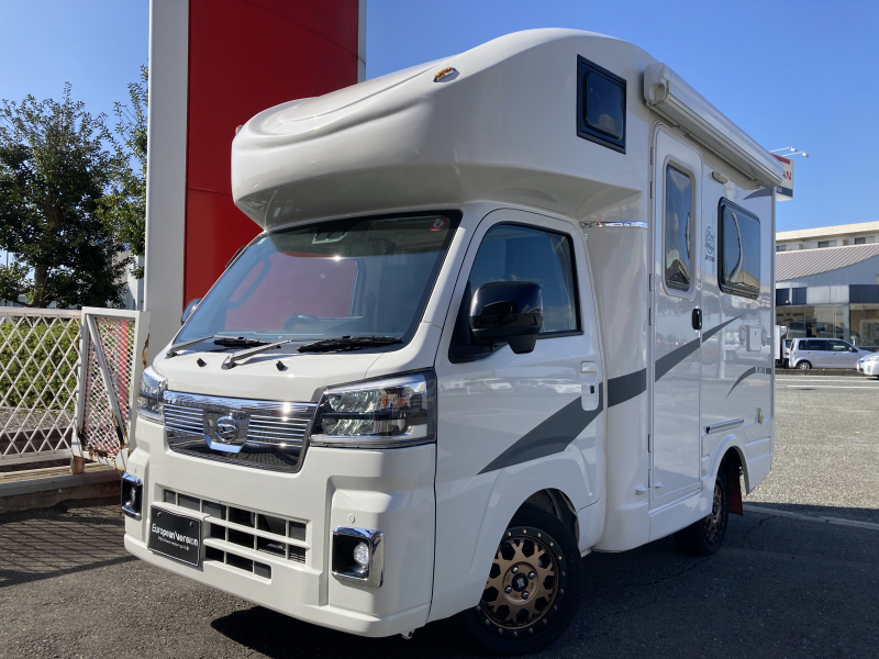 ダイハツ ハイゼット JP STAR HAPPY1　ワンオーナー　リチウムイオンバッテリー　スタビライザー（前・後）　バンクベッド　FFヒーター　冷蔵庫