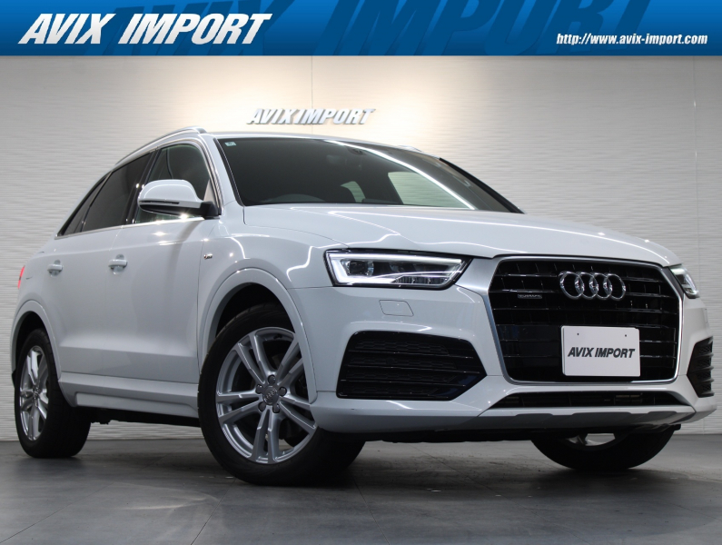 アウディ Q3 2.0TFSIｸﾜﾄﾛ 180PS 黒半革 7ｲﾝﾁﾃﾞｨｽﾌﾟﾚｲ MMIﾅﾋﾞ地ﾃﾞｼﾞBｶﾒﾗ ｱﾄﾞﾊﾞﾝｽﾄﾞｷｰ AUDIﾄﾞﾗｲﾌﾞｾﾚｸﾄ ﾊﾟﾜｰｼｰﾄ ﾊﾞｲｷｾﾉﾝ専用18AW 禁煙