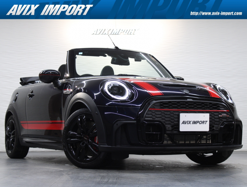 MINI(ミニ) ミニコンバーチブル JCW 後期型 ﾌﾟﾚﾐｱﾑﾌﾟﾗｽﾊﾟｯｹｰｼﾞ 半革 ｼｰﾄﾋｰﾀｰ  HDDﾅﾋﾞ Bluetooth Bｶﾒﾗ ACC ﾊﾟｰｷﾝｸﾞ＆ﾄﾞﾗｲﾋﾞﾝｸﾞｱｼｽﾄ ﾌﾙ液晶ﾒｰﾀｰ 専用17AW 禁煙 新車保証継承対象車