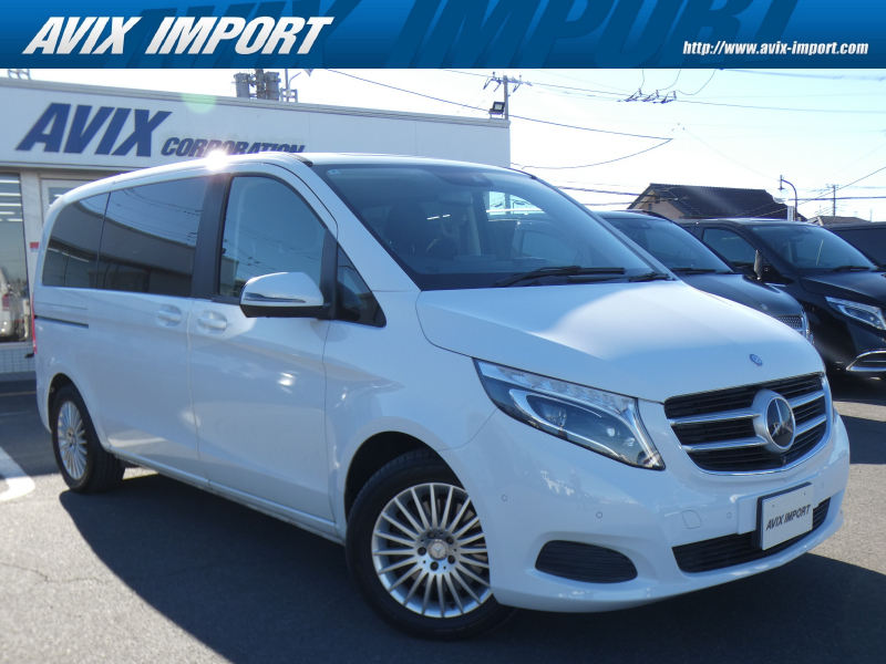 メルセデスベンツ Vクラス V220d ﾚｰﾀﾞｰｾｰﾌﾃｨｰPKG 7人乗 純正HDDﾅﾋﾞ地ﾃﾞｼﾞ360°ｶﾒﾗ ﾘｱｴｱｺﾝ ｼｰﾄﾋｰﾀｰ LEDﾍｯﾄﾞﾗｲﾄ 純正17AW 禁煙 正規D車