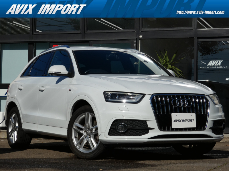 アウディ Q3 Q3 2.0TFSI  ｸﾜﾄﾛ 211PS SﾗｲﾝPKG 黒半革 MMIﾅﾋﾞ 地ﾃﾞｼﾞ Bluetooth Bｶﾒﾗ PTS ｵｰﾄﾌﾞﾚｰｷH ｱﾄﾞﾊﾞﾝｽﾄｷｰ ﾊﾞｲｷｾﾉﾝﾗｲﾄ 純正18AW 弊社買取直販