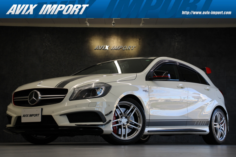 AMG Aクラス A45 AMG 4MATIC Edition1 黒革ｰｾｰﾌﾃｨPKG ｼｰﾄﾋｰﾀｰ 純正HDDﾅﾋﾞ TV Bｶﾒﾗ ﾊﾟｰｸﾄﾛﾆｯｸ ｷｾﾉﾝﾍｯﾄﾞﾗｲﾄ ﾃﾞｨｽﾄﾛﾆｯｸ 18ｲﾝﾁAW 専用ｴｸｽﾃﾘｱ＆ｲﾝﾃﾘｱ 弊社買取直販!!