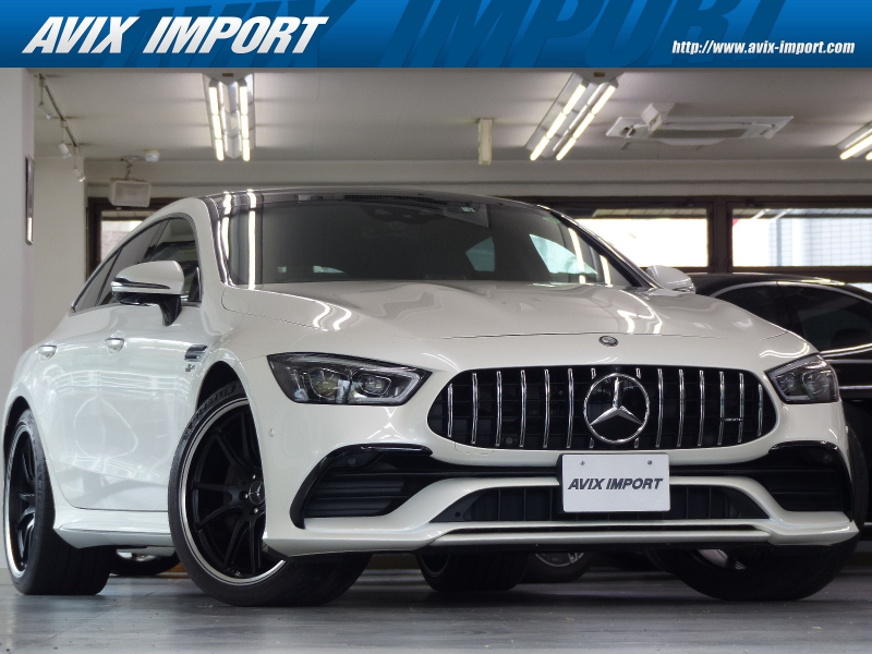 AMG GT 4ドアクーペ GT43 4ﾏﾁｯｸ+ ISG搭載ﾓﾃﾞﾙ AMGﾗｲﾄﾞｺﾝﾄﾛｰﾙ+P 黒ﾅｯﾊﾟ革 ﾊﾟﾉﾗﾏR MBUXﾅﾋﾞ地ﾃﾞｼﾞ360度ｶﾒﾗ Meｺﾈｸﾄ HUD Burmester ｴｱﾊﾞﾗﾝｽP 前後席Sﾋｰﾀｰ 前席ﾍﾞﾝﾁﾚｰﾀｰ&ﾘﾗｸｾﾞｰｼｮﾝ機能 ﾏﾙﾁﾋﾞｰﾑLED 自動ﾃｰﾙｹﾞｰﾄ Pｱｼｽﾄ GT43専用AMGｴｱﾛ GT53用21AW 禁煙