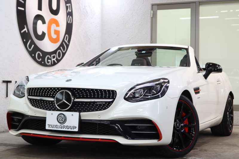 AMG SLC SLC43 ﾚｯﾄﾞｱｰﾄｴﾃﾞｨｼｮﾝ ﾚｰﾀﾞｰｾｰﾌﾃｨPKG　特別仕様車 ｷｰﾚｽｺﾞｰ 専用黒&灰本革 ｼｰﾄﾋｰﾀｰ ｴｱｽｶｰﾌ  ｴｱｶﾞｲﾄﾞ HDDﾅﾋﾞTV ｽﾏﾎ連携 harman/kardon ﾊﾞｯｸｶﾒﾗ PTS LEDﾗｲﾄ 専用AMGｴｱﾛ&18AW AMG強化ﾌﾞﾚｰｷ 9AT　2年保証【12月29日まで期間限定在庫】