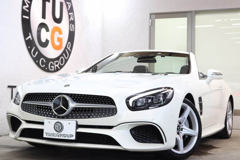 メルセデスベンツ SLクラス SL400 ﾚｰﾀﾞｰｾｰﾌﾃｨPKG　後期 ｷｰﾚｽｺﾞｰ 黒本革 ﾍﾞﾝﾁﾚｰﾀｰ ｴｱｽｶｰﾌ  HDDﾅﾋﾞTV ｽﾏﾎ連携  ﾊﾞｯｸｶﾒﾗ PTS LEDﾗｲﾄ AMGｴｱﾛ&19AW ABCｻｽ ﾌｯﾄﾄﾗﾝｸｵｰﾌﾟﾅｰ 9AT　2年保証