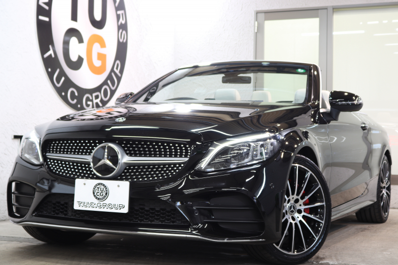 メルセデスベンツ Cクラス C180ｶﾌﾞﾘｵﾚ ｽﾎﾟｰﾂ ﾚｻﾞｰｴｸｽｸﾙｰｼﾌﾞ&ﾚｰﾀﾞｰｾｰﾌﾃｨPKG　後期 MEｺﾈｸﾄ ｷｰﾚｽｺﾞｰ 白本革 赤幌 ｴｱｽｶｰﾌ ﾍｯﾄﾞｱｯﾌﾟD HDDﾅﾋﾞTV ｽﾏﾎ連携 ﾊﾞｯｸｶﾒﾗ PTS LEDﾗｲﾄ AMGｴｱﾛ&19AW ｴｱｻｽ ﾀﾞｲﾅﾐｯｸS 9AT　2年保証