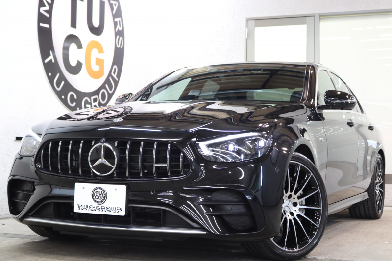 AMG Eクラス E53 4MATIC+ ｴｸｽｸﾙｰｼﾌﾞ&ﾚｰﾀﾞｰｾｰﾌﾃｨPKG　ISG搭載 後期 ｷｰﾚｽｺﾞｰ 黒本革 ﾍﾞﾝﾁﾚｰﾀｰ ﾊﾟﾉﾗﾏSR ﾍｯﾄﾞｱｯﾌﾟD MBUXﾅﾋﾞTV&ARﾅﾋﾞ ｽﾏﾎ連携 ﾌﾞﾙﾒｽﾀｰ 360ｶﾒﾗ PTS LEDﾗｲﾄ 自動ﾄﾗﾝｸ AMG専用装備&ﾁｭｰﾆﾝｸﾞ ﾜｲﾔﾚｽ充電 9AT　2年保証