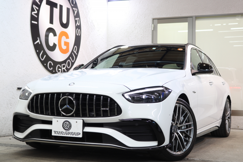 AMG Cクラス C43 4MATIC ｽﾃｰｼｮﾝﾜｺﾞﾝ ﾚｰﾀﾞｰｾｰﾌﾃｨPKG　BSG搭載 1ｵｰﾅｰ ｷｰﾚｽｺﾞｰ 黒本革 ﾍﾞﾝﾁﾚｰﾀｰ ﾊﾟﾉﾗﾏSR ﾍｯﾄﾞｱｯﾌﾟD MBUXﾅﾋﾞTV&ARﾅﾋﾞ ｽﾏﾎ連携 ﾌﾞﾙﾒｽﾀｰ 360ｶﾒﾗ PTS LEDﾗｲﾄ 自動ﾄﾗﾝｸ AMG専用装備&ﾁｭｰﾆﾝｸﾞﾀﾞｲﾅﾐｯｸS 9AT　2年保証