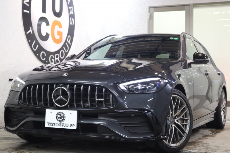 AMG Cクラス C43 4MATIC ｽﾃｰｼｮﾝﾜｺﾞﾝ AMGﾅｲﾄ&ﾚｰﾀﾞｰｾｰﾌﾃｨPKG　BSG搭載 1ｵｰﾅｰ ｷｰﾚｽｺﾞｰ 黒本革 ﾍﾞﾝﾁﾚｰﾀｰ ﾊﾟﾉﾗﾏSR HUD MBUXﾅﾋﾞTV&ARﾅﾋﾞ ｽﾏﾎ連携 ﾌﾞﾙﾒｽﾀｰ 360ｶﾒﾗ PTS LEDﾗｲﾄ 自動Rｹﾞｰﾄ AMG専用装備&ﾁｭｰﾆﾝｸﾞ ﾘｱｱｸｽﾙｽﾃｱ 9AT 希少色　2年保証