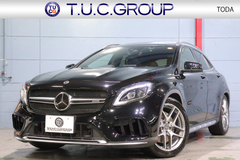 AMG GLA GLA45 4MATIC ﾚｰﾀﾞｰSP　後期ﾓﾃﾞﾙ 本革ｼｰﾄ(ﾌﾞﾗｯｸ) ﾊﾟﾉﾗﾏｻﾝﾙｰﾌ 8ｲﾝﾁﾜｲﾄﾞﾅﾋﾞ CarPlay LEDﾍｯﾄﾞﾗｲﾄ ｱｸﾃｨﾌﾞｸﾙｺﾝ 自動ﾘｱｹﾞｰﾄ AMGﾃﾞｻﾞｲﾝｲﾝﾃﾘｱﾄﾘﾑ 専用ｴｸｽﾃﾘｱ&19ｲﾝﾁｱﾙﾐ　2年保証