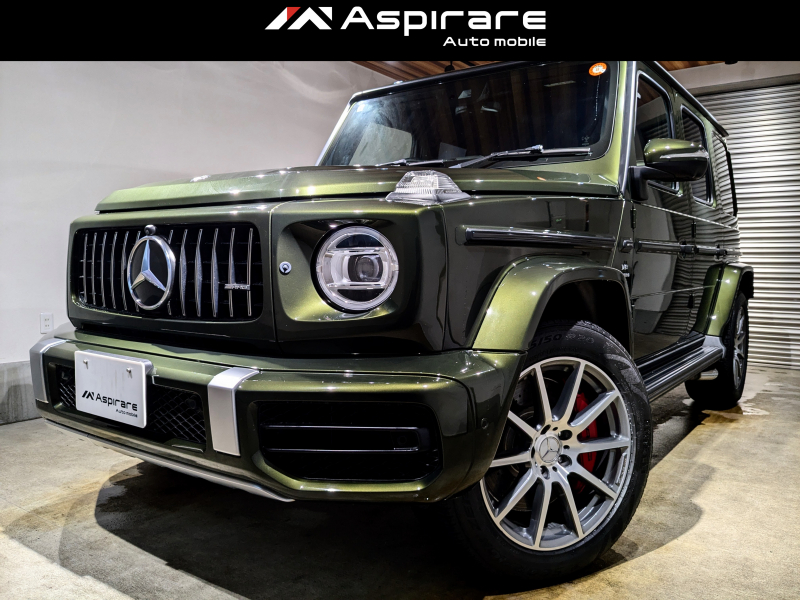 AMG Gクラス G63AMG　レザーエクスクルーシブPKG　ラグジュアリーパッケージ　カーボンインテリア　デジーノボディカラー　ブラウンレザー　サンルーフ
