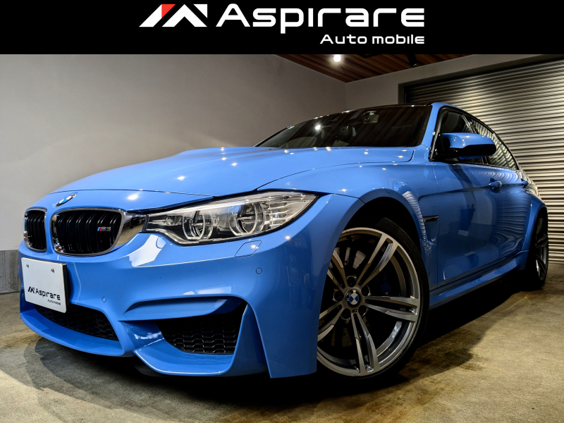 BMW Mシリーズ M3　DCT 　ブラックレザー　オプション鍛造19インチAW　LEDヘッドライト　カーボンルーフ　ヘッドアップディスプレイ　ナビTV　Rカメラ　コンフォートアクセス