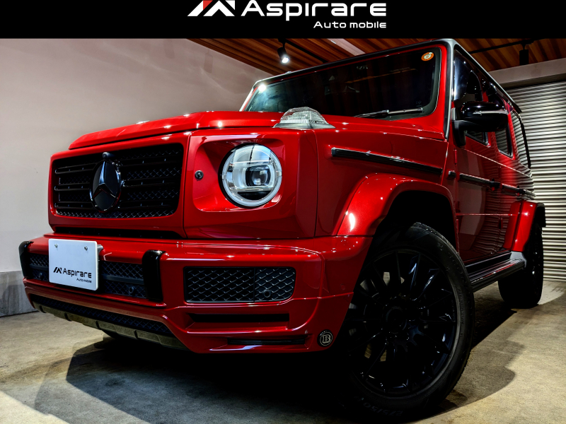 メルセデスベンツ Gクラス G400d AMGライン　G manufakturプログラム　ラグジュアリーパッケージ　ブラウンナッパレザー　ベンチレーション　ブラックアクセント　ブラバスフロントリップ　デジタルルームミラー