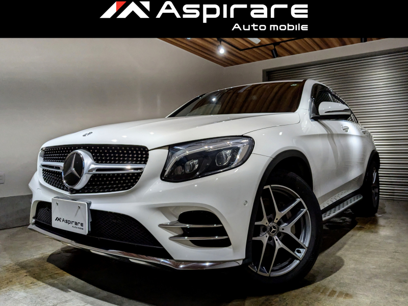 メルセデスベンツ GLCクーペ GLC220d 4WD スポーツ　AMG19インチアルミホイール　レーダーセーフティPKG　ランディングボード　HDDナビTV　360カメラシステム