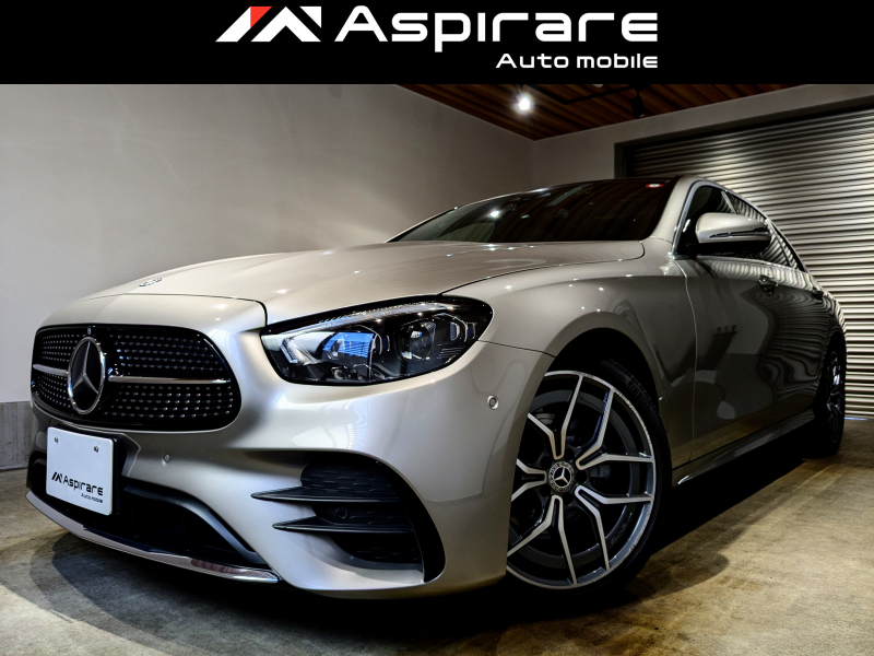 メルセデスベンツ Eクラス E200 スポーツ　ISG搭載モデル　AMGライン　エクスクルーシブパッケージ　パノラマガラスサンルーフ　ブラックレザーシート　ブルメスターサウンドシステム