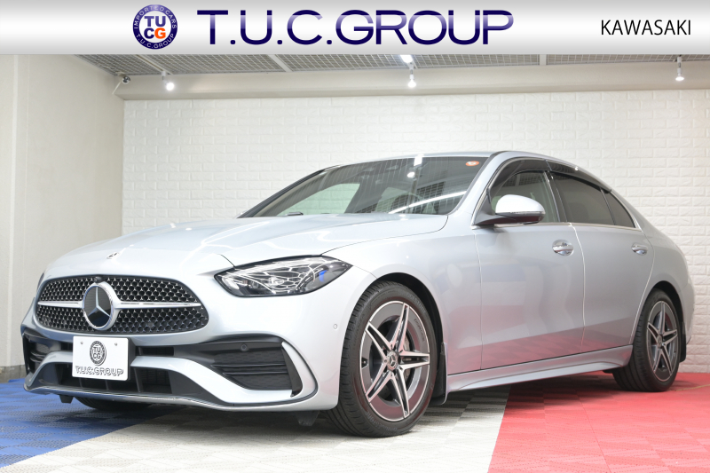 メルセデスベンツ Cクラス C200 4MATIC AVG AMGﾗｲﾝ&ﾚｰﾀﾞｰｾｰﾌﾃｨPKG　1ｵｰﾅｰ ACC 4WD Pｽﾀ ECO ﾊｰﾌ革 HDDﾅﾋﾞTV 360ｶﾒﾗ CarPlay AMGｴｱﾛ&18ｲﾝﾁAW LEDﾗｲﾄ　2年保証付