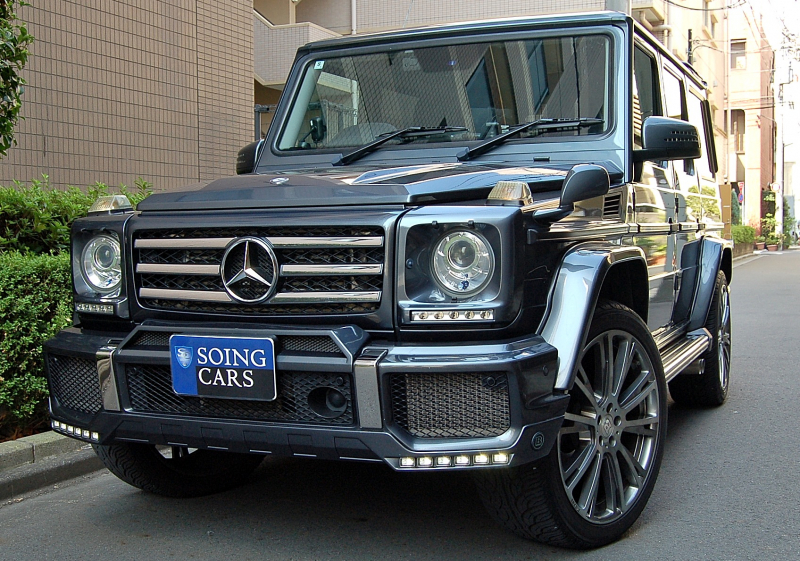 メルセデスベンツ Gクラス G350 BlueTEC BRABUSカスタム 22アルミ サイドマフラー ファブリックシート 禁煙車 車検R9年8月