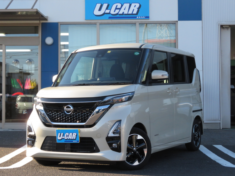 日産 ルークス ハイウェイスター　X　プロパイロットエディション　1オーナー・純正ナビ・アラビュー・両側パワスラ・プロパイロット・フルセグ・LEDライト・SOSコール・禁煙車