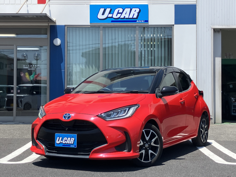 トヨタ ヤリス ハイブリッドZ　ディスプレイオーディオ・全方位カメラ・前後ドラレコ・ETC・アルミホイール・クルーズコントロール・BSM・SOSコール・禁煙車