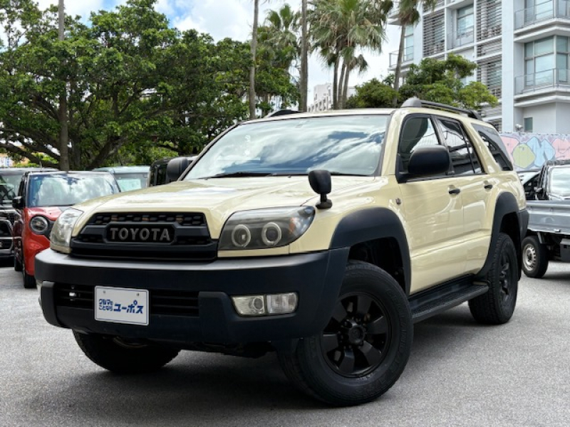 トヨタ ハイラックスサーフ SSR-X　オールペイント車　ナビ付（CD・DVD・TV・BT）ETC　ワンセグTV