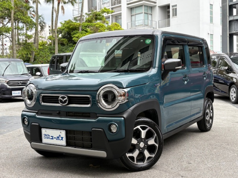 マツダ フレアクロスオーバー ハイブリッドXS　OP10年保証対象車　ETC　シートヒーター　クリアランスソナー　社外ナビ（CD・DVD・BT・TV）バックカメラ　アラウンドビューモニター