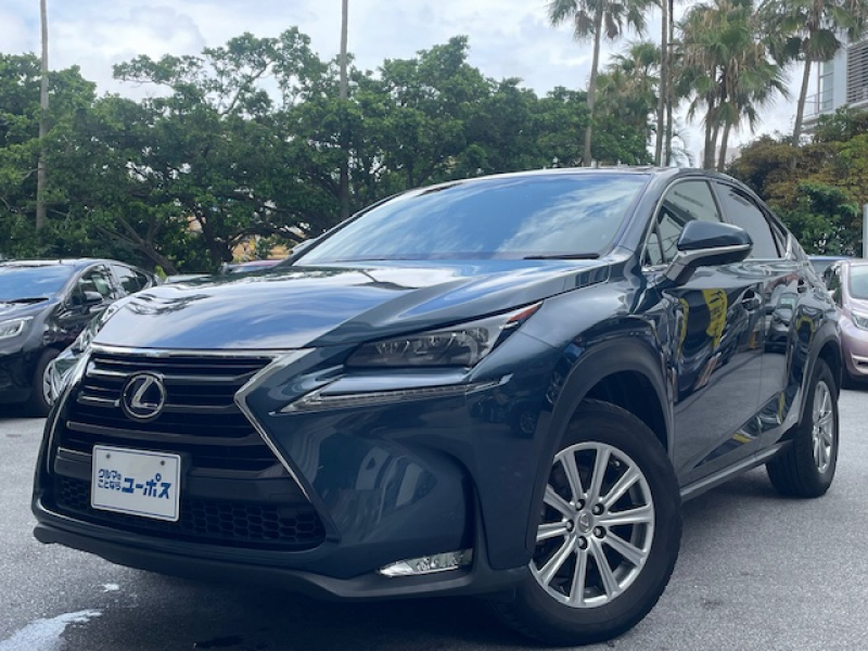 レクサス NX 300h Iパッケージ　3眼LEDヘッドライト　サイドビューモニター　クリアランスソナー　紺革シート　ドライブレコーダー