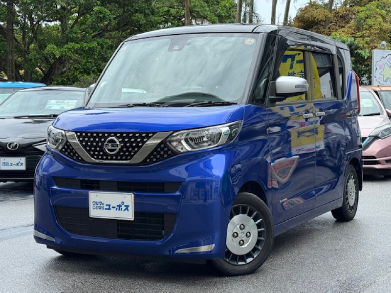 日産 ルークス オーテック　OP5年保証対象車　アラウンドビューモニター　クリアランスソナー　純正ナビ