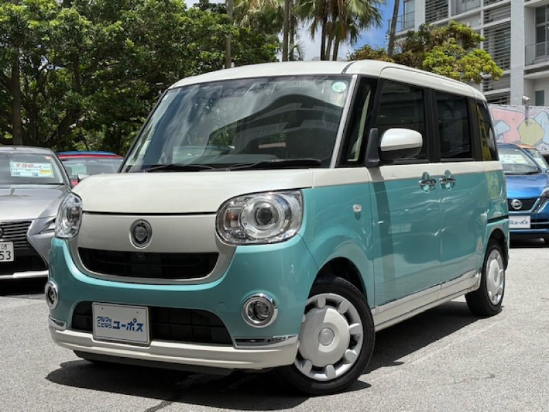 ダイハツ ムーブキャンバス GメイクアップVS SAⅢ　OP10年保証対象車　アラウンドビューモニター　ETC　両側パワースライドドア　シートヒーター