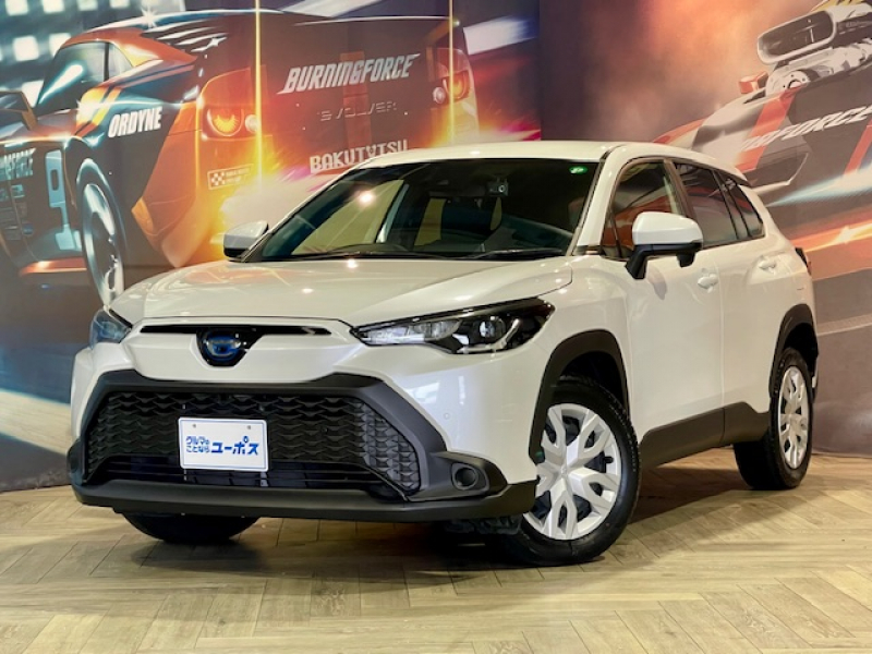 トヨタ カローラクロス ハイブリッドG　OP10年保証対象車　メーカーナビ　バックカメラ　トヨタセーフティセンス　オートマチックハイビーム機能付オートLEDヘッドライト　前後ドライブレコーダー