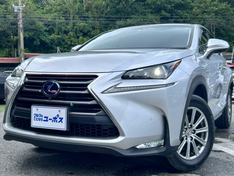 レクサス NX 300h　OP5年保証対象車　両席パワーシート　ブラインドスポットモニター　パワーバックドア　純正SDナビ　前後コーナーセンサー　