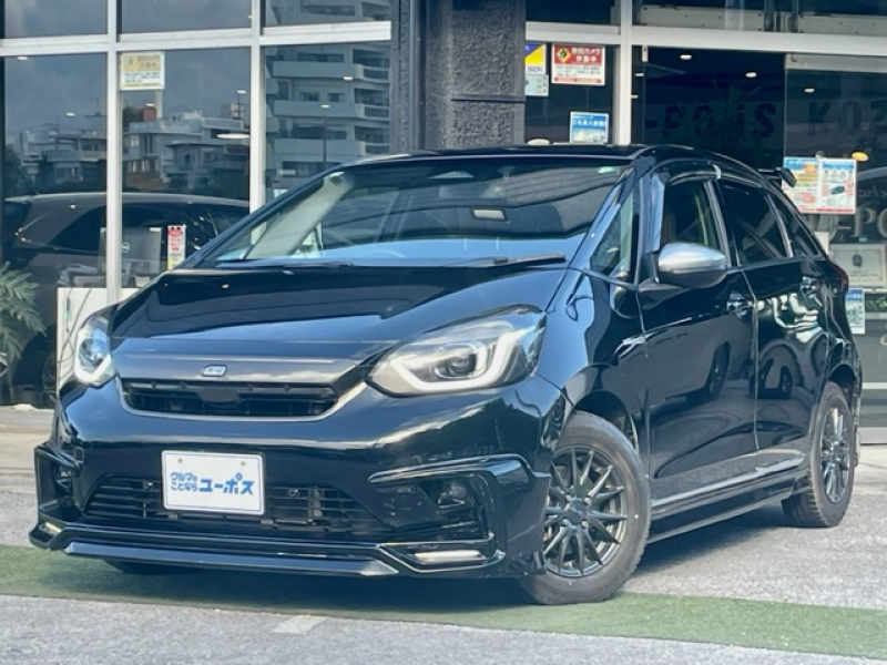 ホンダ フィット ハイブリッド　eHEVリュクス　OP10年保証対象車　無限エアロ　ドラレコ前後　ハーフレザー　純正ナビ　オートLEDヘッドライト