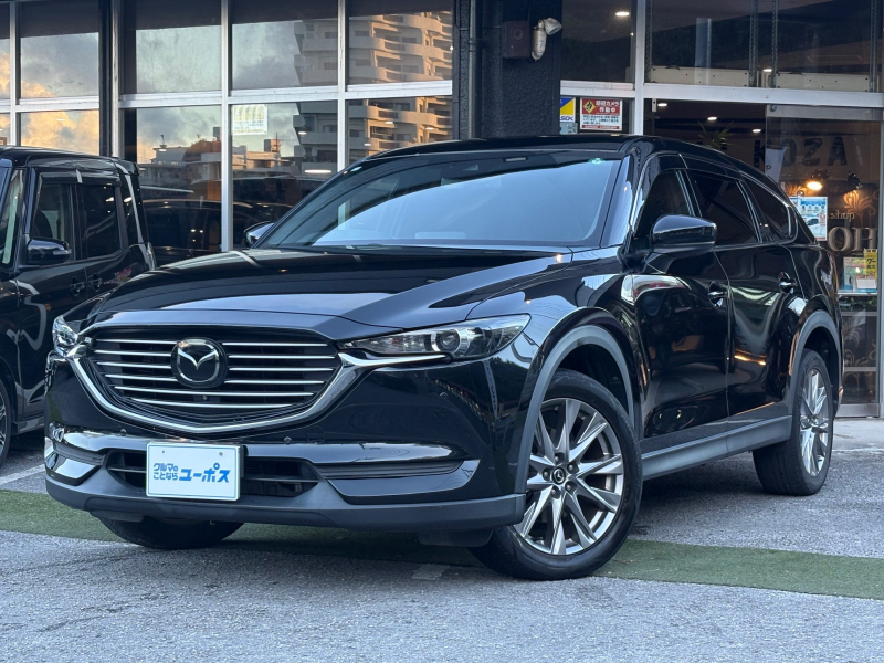 マツダ CX-8 2.5S　県内買取直販車両　OP5年保証対象車両　全方位カメラ　純正19インチアルミホイール　フルセグTV