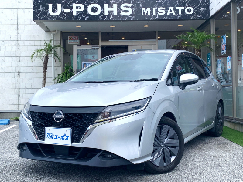 日産 ノート X OP10年保証対象車 走行7933km 純正ナビ アラウンドビューモニター 全方位運転支援システム ドラレコ ETC 1200cc