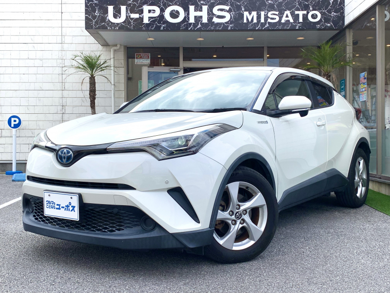 トヨタ C-HR ハイブリッド S LEDパッケージ OP10年保証対象 トヨタセーフティーセンス レザーシートカバー クリアランスソナー