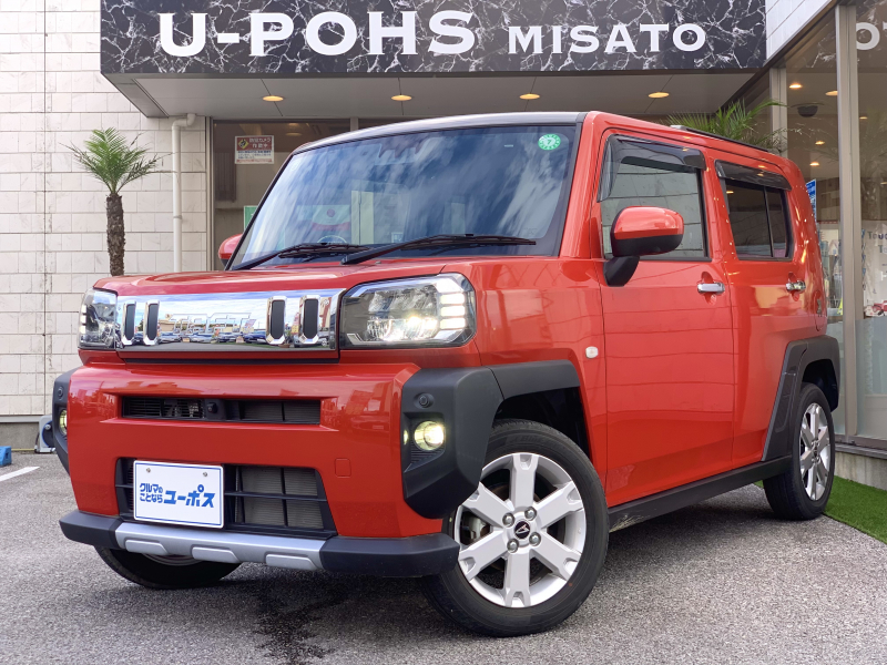 ダイハツ タフト Gターボ クロムベンチャー　OP10年保証対象車　全方位カメラ　衝突被害軽減ブレーキ　パノラマルーフ　コーナーセンサー　オートリトラミラー　レーダークルーズコントロール　アイドリングストップ　オートブレーキホールド　USBポート