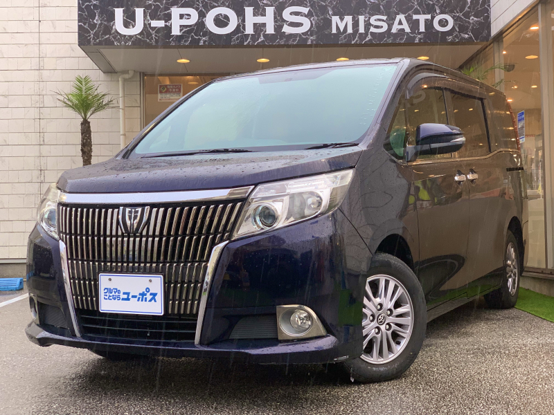 トヨタ エスクァイア Xi　県内買取直販車両　アイドリングストップ　ETC車載器　純正ナビ　バックカメラ　純正15インチアルミホイール　パワースライドドア　LEDヘッドライト　オートライト　ステアリングスイッチ　ウインカーミラー