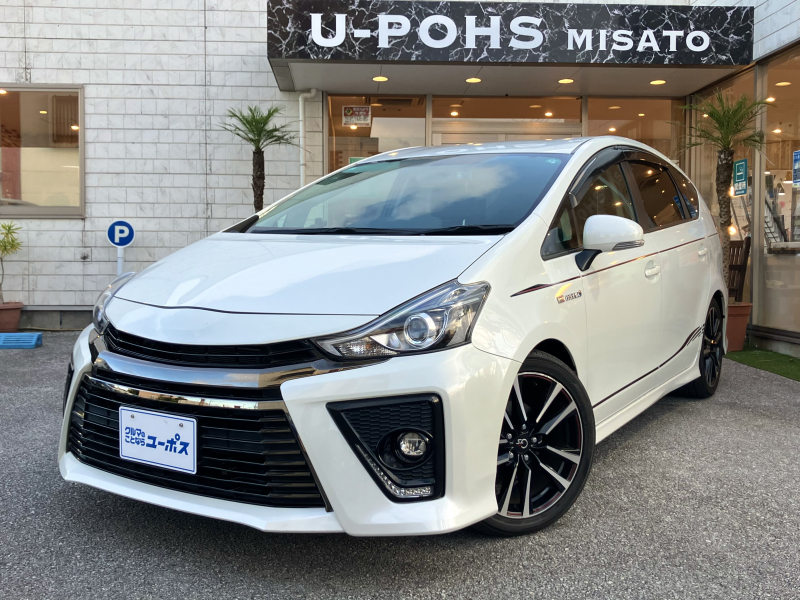 トヨタ プリウスα SツーリングセレクションG’s　OP1年保証対象車　G’s専用装備　7人乗り　純正ナビ　バックモニター　ワンセグTV　ETC