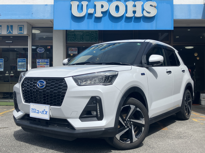 ダイハツ ロッキー プレミアムG　HEV　プッシュスタート　純正ドライブレコーダー　ETC　360°カメラ　レーダーブレーキサポート　コーナーセンサー