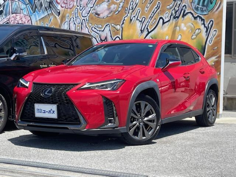 レクサス UX UX200　Fスポーツ　OP10年保証対象車　純正メモリーナビ（CD／DVD／Bluetooth／フルセグ）クルーズコントロール　クリアランスソナー　メモリーパワーシート　レーダークルーズコントロール　ETC