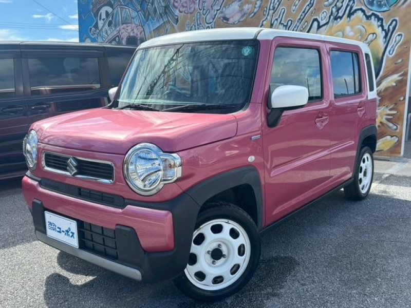 スズキ ハスラー ハイブリッドG　OP5年保証対象車両　純正メモリーナビ（CD／DVD／Bluetooth）クリアランスソナー　スズキセーフティーセンス　シートヒーター