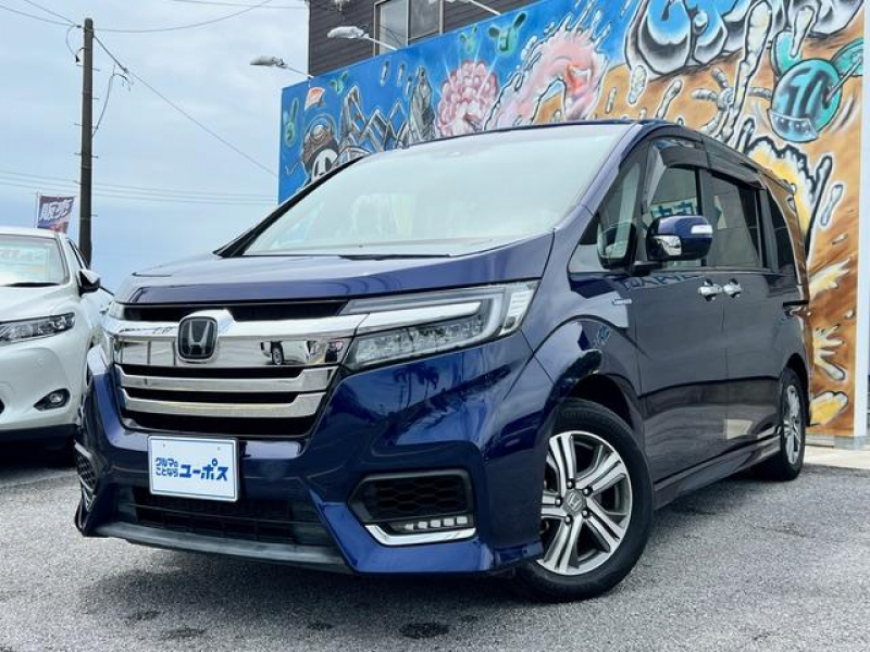 ホンダ ステップワゴン スパーダハイブリッド　G　ホンダセンシング　OP10年保証対象車　純正メモリーナビ（CD／DVD／Bluetooth／フルセグ）バックモニター　わくわくゲート　オートクルーズコントロール　ブレーキホールド　ホンダセンシング　ETC