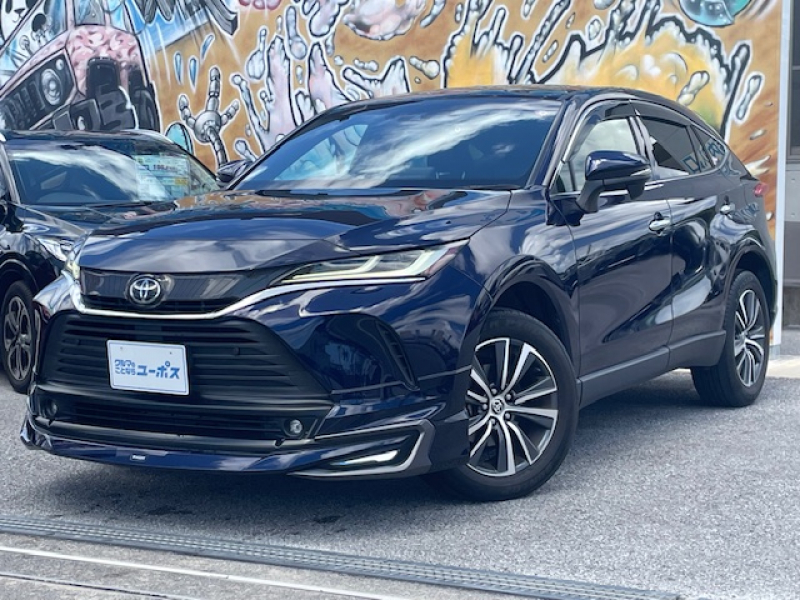 トヨタ ハリアー G　OP10年保証対象車　モデリスタエアロ　純正ナビ　ハーフレザーシート　パワーバックドア　パワーシート　LEDヘッドライト　前後ドライブレコーダー　コーナーセンサー　ETC