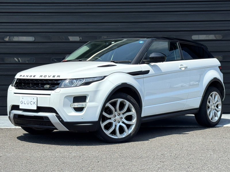 ランドローバー レンジローバー EVOQUE クーペ ダイナミック P2.0L AWD 禁煙車 黒革 パノラミックルーフ Meridian クルコン 360度カメラ シートヒーター ブラインドスポットモニター アンビエントライト フロントフォグ パワーテールゲート シートメモリー