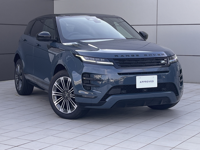 ランドローバー レンジローバー EVOQUE RダイナミックHSE2.0LP250 4WD エアコンディショニングシート リアシートヒーター サンルーフ メリディアンサウンド ピクセルLEDヘッドランプ  ステアリングヒーター パワーテールゲート ACC LKA BSM ブラックパック コントラストブラックルーフ 置くだけ充電 3Dサラウンドカメラ フロントフォグランプ ETC