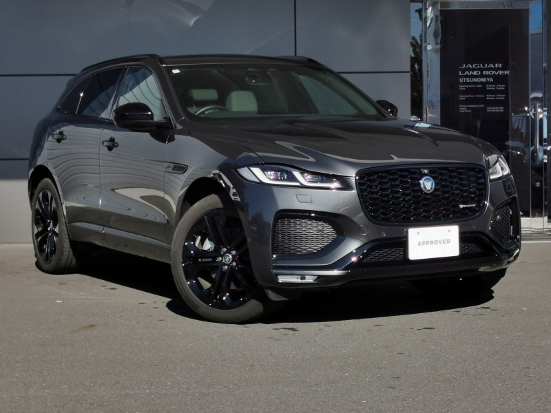 ジャガー F-PACE R-Dynamic SE D200 AWD 1オーナー 禁煙車 パノラミックルーフ 21インチグロスブラックアルミホイール ヒーター付フロントシート ステアリングヒーター アダプティブダイナミクス 電動ステアリングコラム コールドクライメートパック プライバシーガラス ACC ブラインドスポットモニター